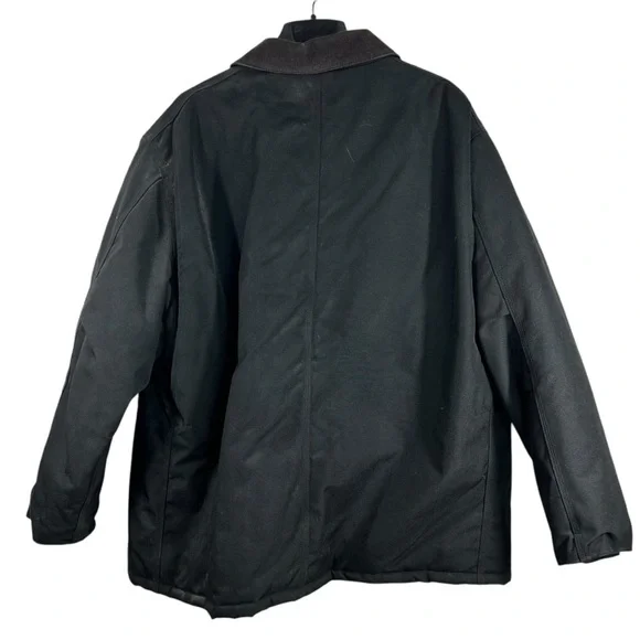 CARHARTT Men’s C14 Black Duck Canvas Arctic Quilted Lined Chore Coat 3XL